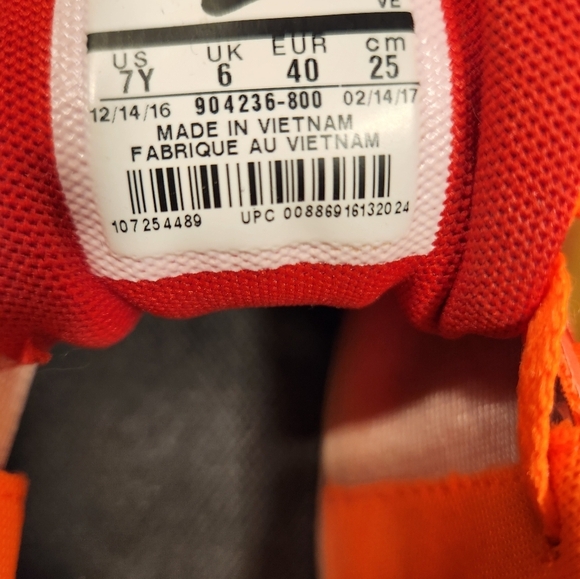 Youth Nike Flex 2017 RN sneakers. Size 7Y - Picture 8 of 10